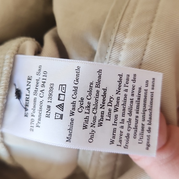 Everlane The Way High Wide Leg Drape Pleats Pants Size 4S - Picture 9 of 11